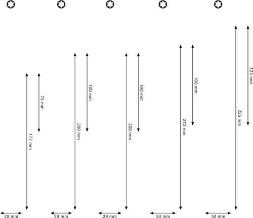 Bộ tua vít Bosch TX 5 chi tiết với cán bằng crom vanadi.